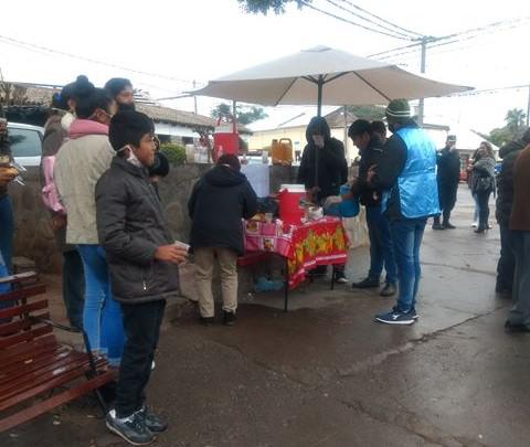 SAN ANTONIO café solidario en la misa de la mañana web