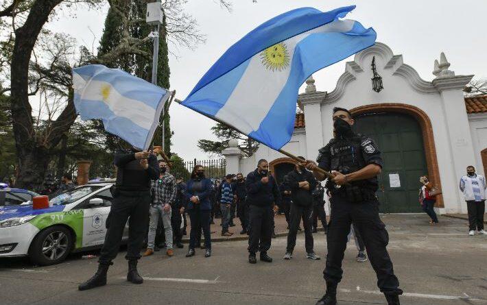 protesta policias bonaerenses