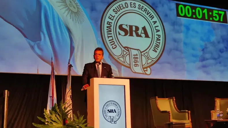 sergio massa la rural