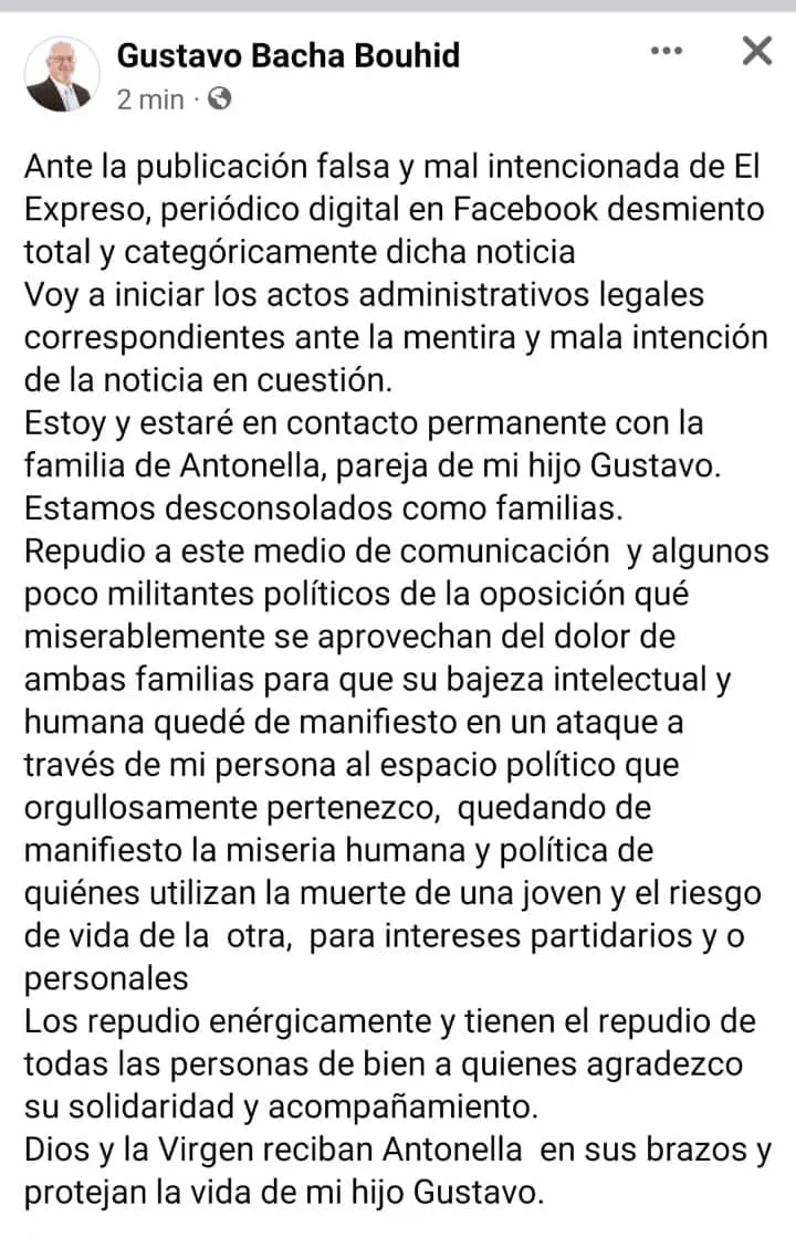 Gustavo Bacha Bouhid desde Córdoba