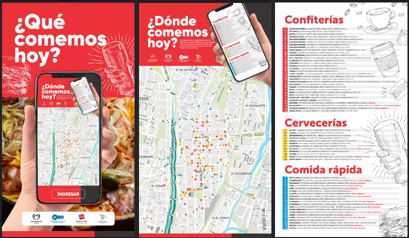 mapa gastronomico