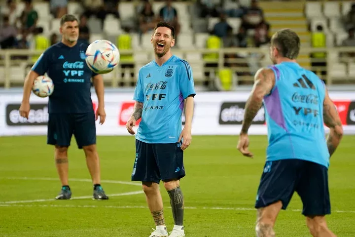 MESSI ENTRENAMIENTO