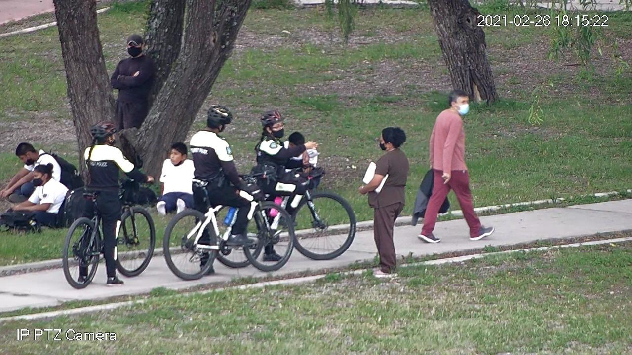 Parque Xibi Xibi alumnos de la Academia San Martín rompió caños 002