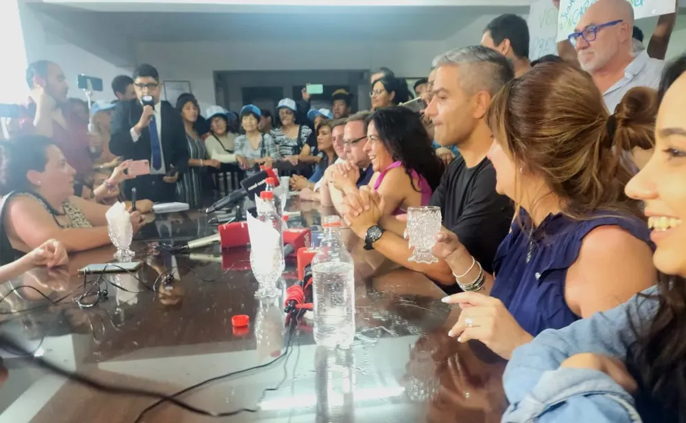 Snopek y Moisés lograron una banca en diputados y otra en el senado nacional ''2