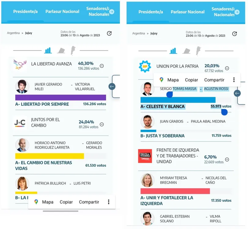 resultados nacional
