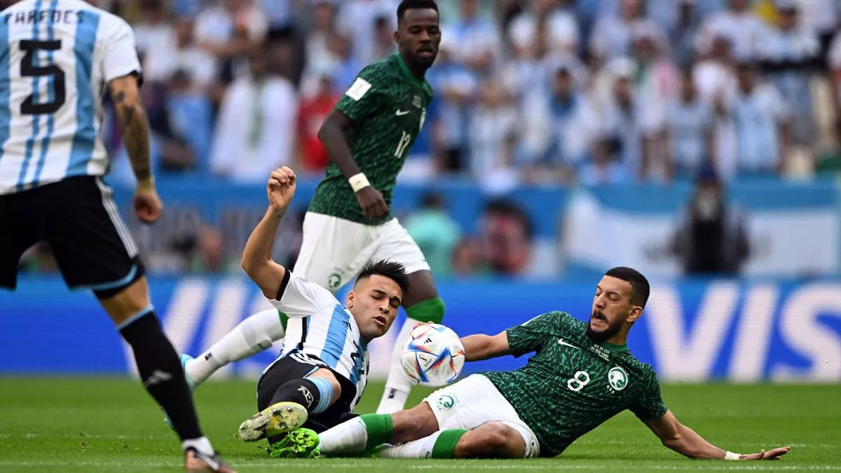 mundial argentina arabia jugada