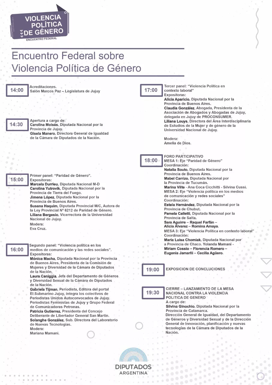 encuentro federal violencia