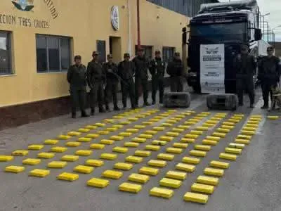 Gendarmería Nacional cocaina tres cruces 6