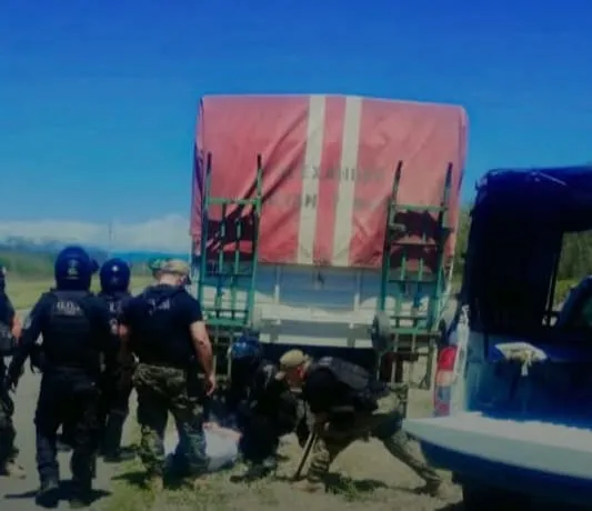 intento de robo camion