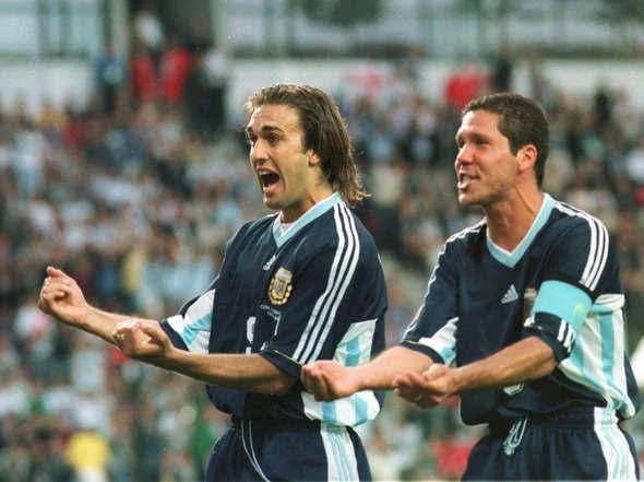 argentina 1998 batistuta simeone inglaterra