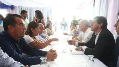 Intendentes de Santa bárbara con Sadir