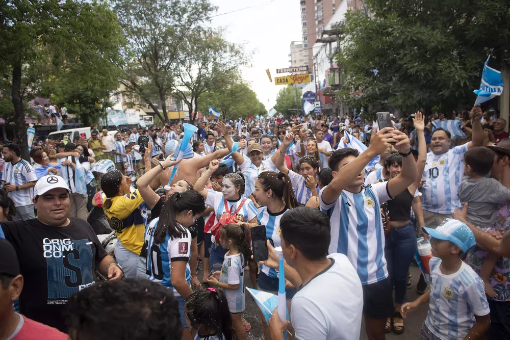 mundial festejos argentina resistencia