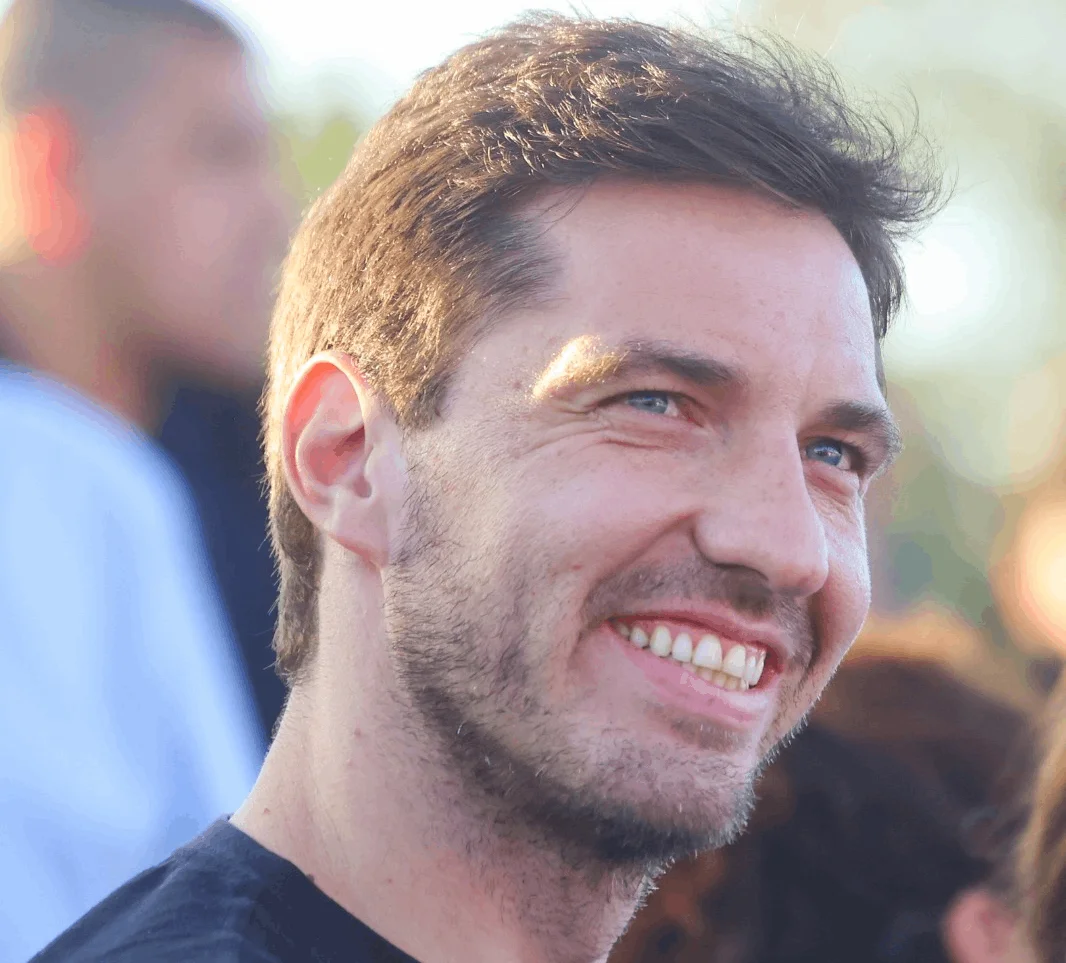 Adriano Morone sonriente