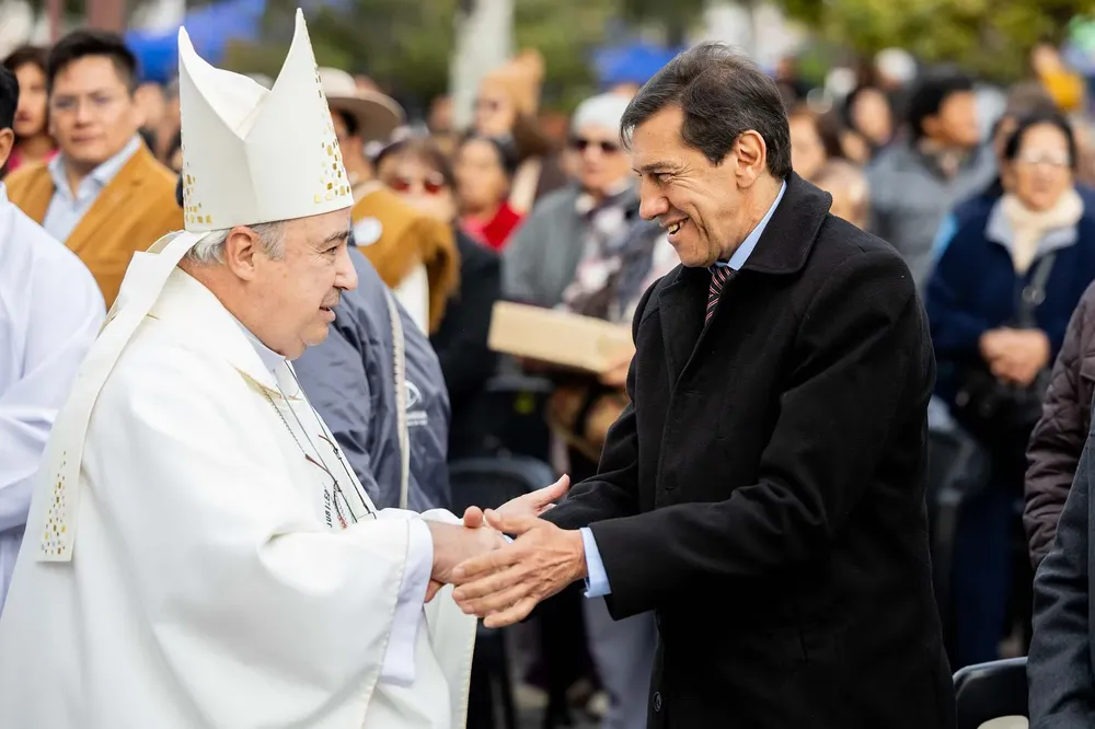 fiestas patronales el carmen, sadir obispo