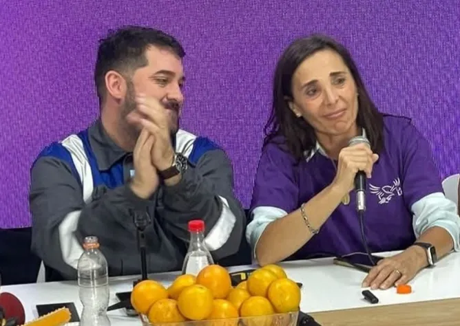 Alfredo González y Bárbara Andreussi lla