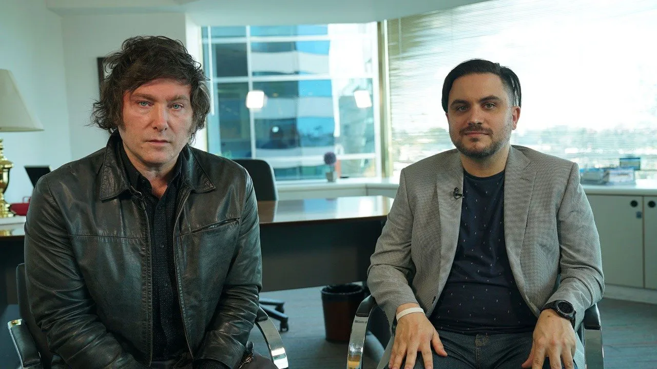 Milei con el diputado Ramiro Marra