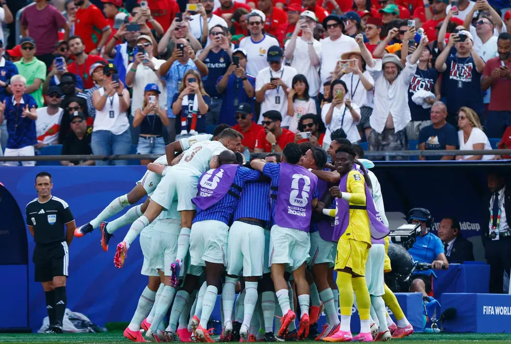 festejo francia mundial