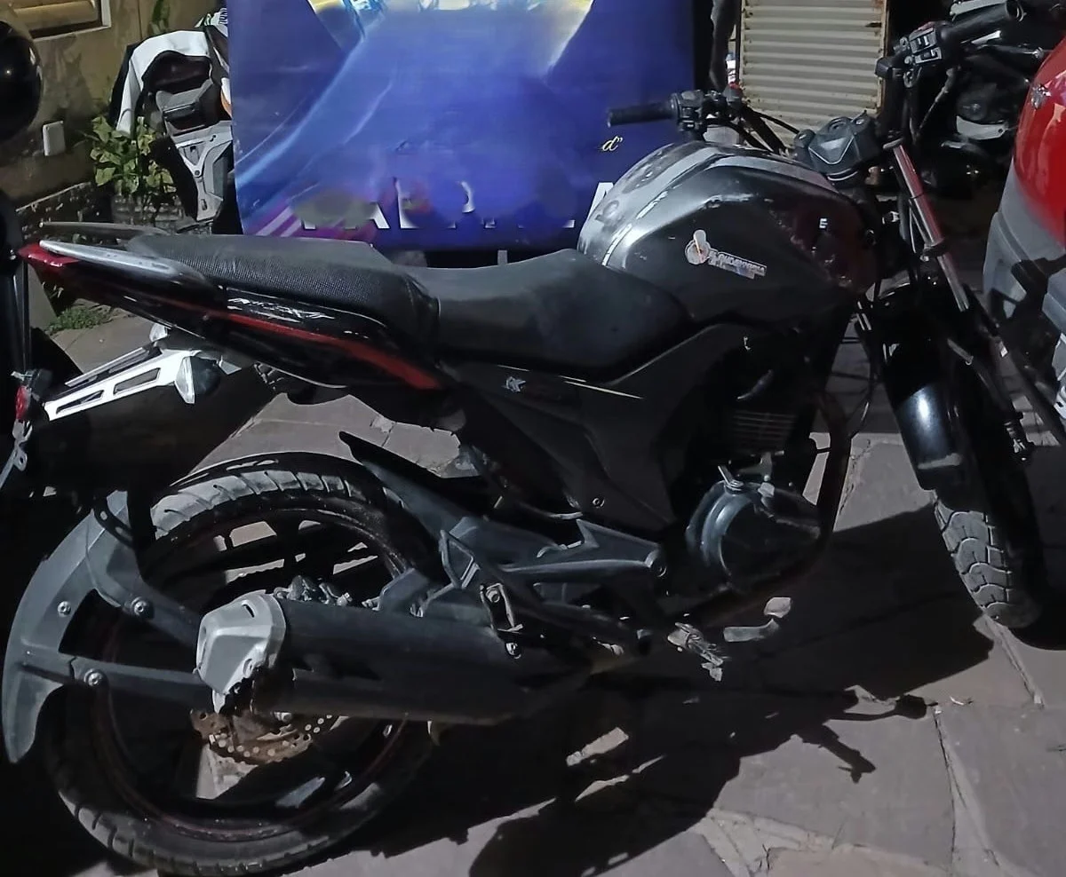 golpe narcotrafico motocicleta