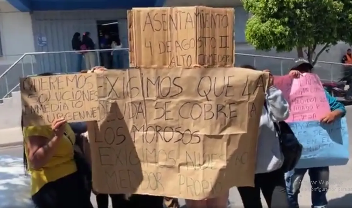 vecinos 4 de agosto sin luz