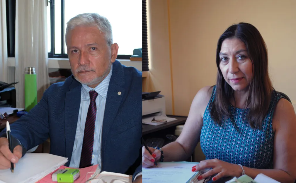 Jueza Felicia Barrios y el juez Luciano Yapura