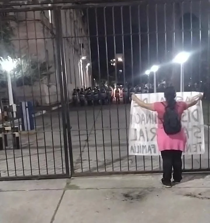 protesta policias hoy