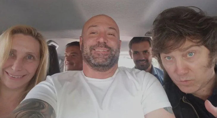 Milei con Spagnuolo
