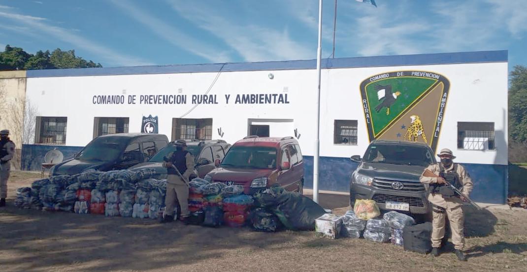 SECUESTRO DE MERCADERIA VALUADA EN TRES MILLONES DE PESOS
