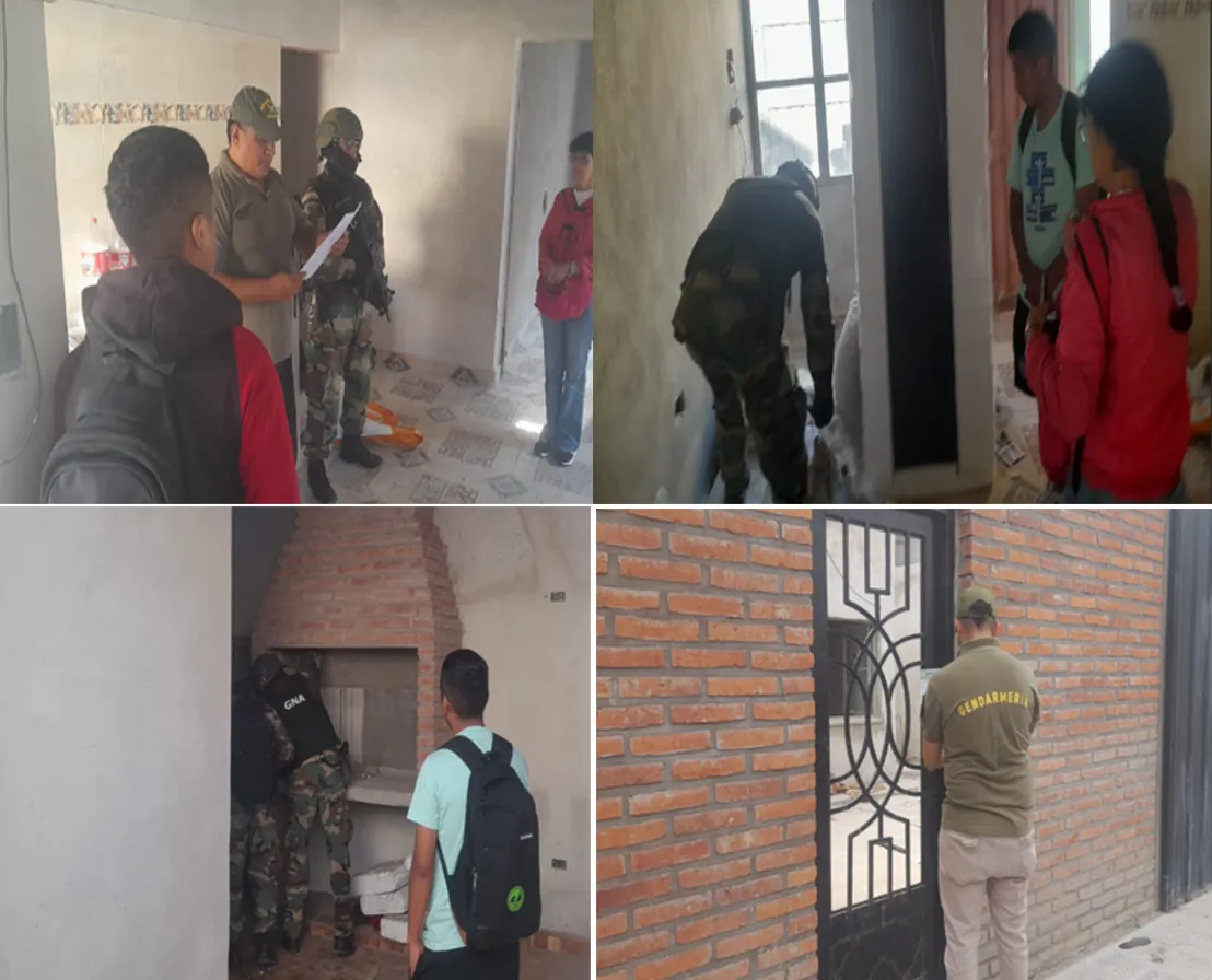 Liquitay allanamiento Manzana AP16, Lote 15, SN, Tupac Amaru XII Etapa, barrio Alto Comedero