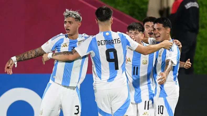 mundial sub 17 argentina festejo