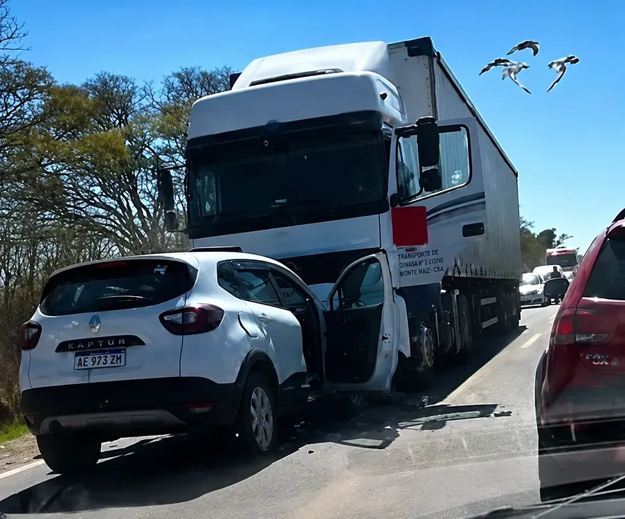 accidente libertador mujer herida