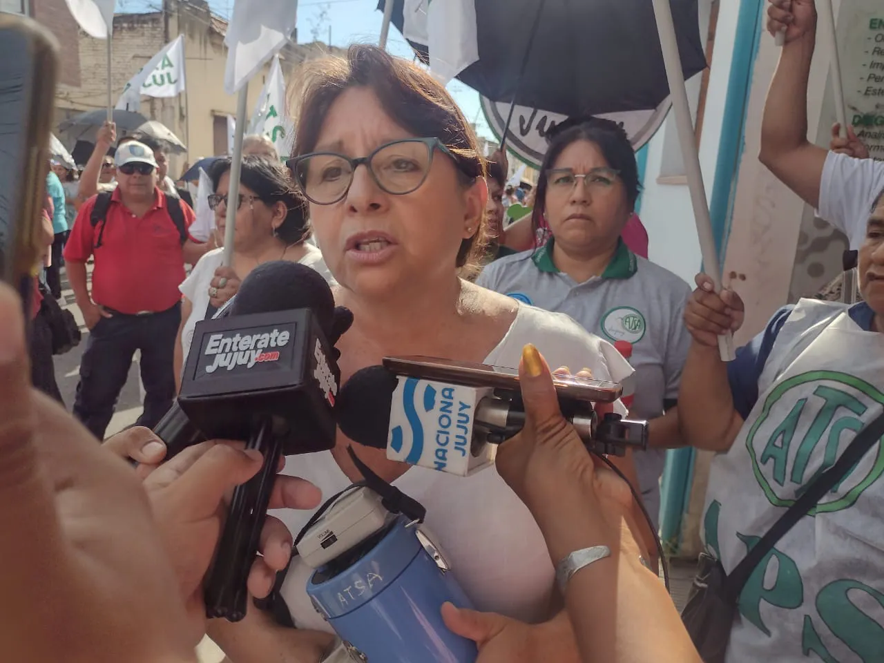 Paro movilización ATSA viviana lopez