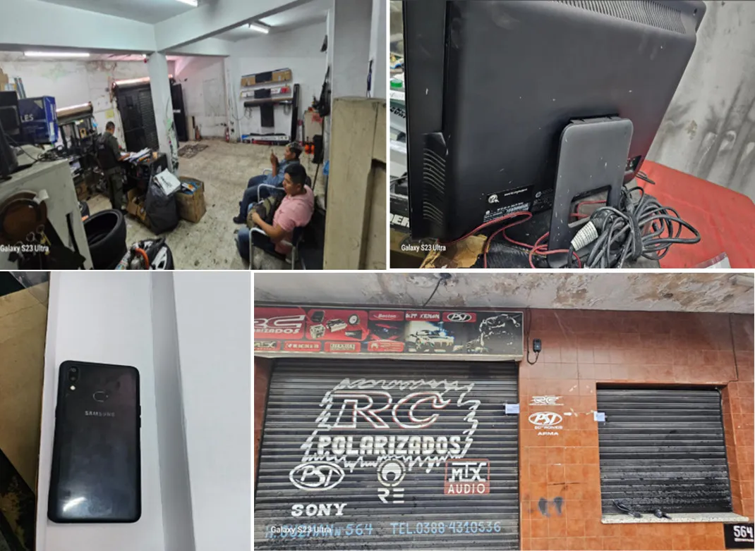 liquitay allanamiento Av. Dr. Horacio Guzmán 564