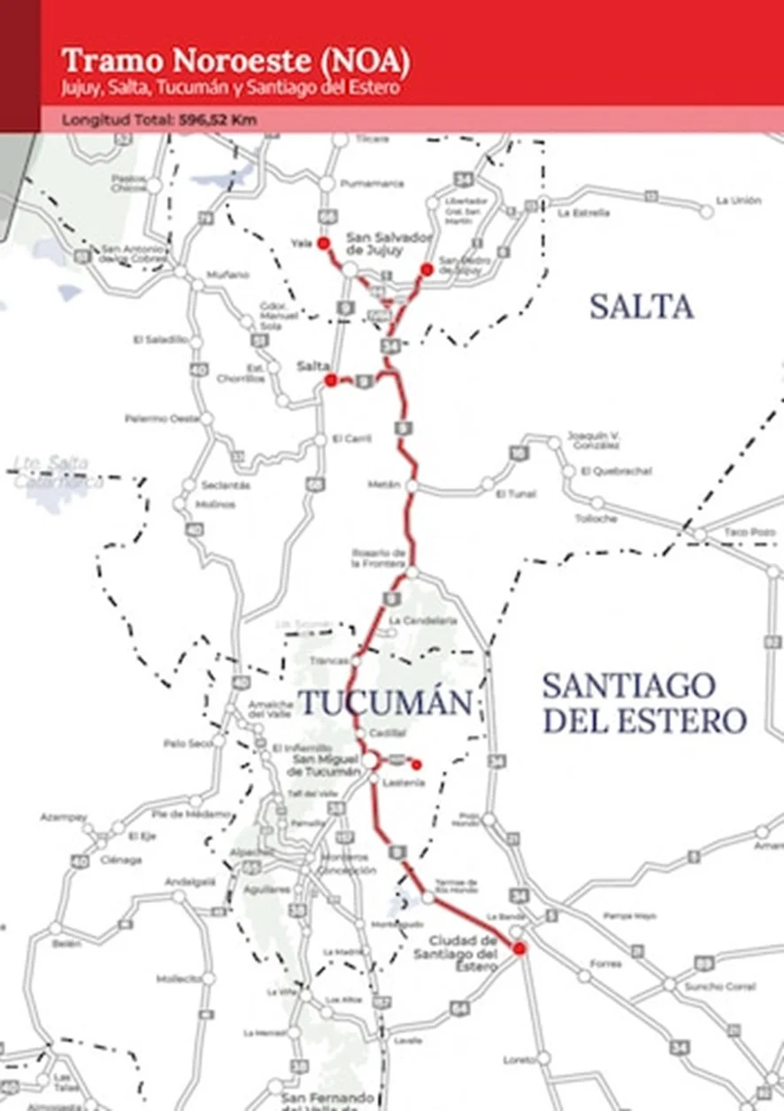 licitacion rutas nacionales tramo NOA