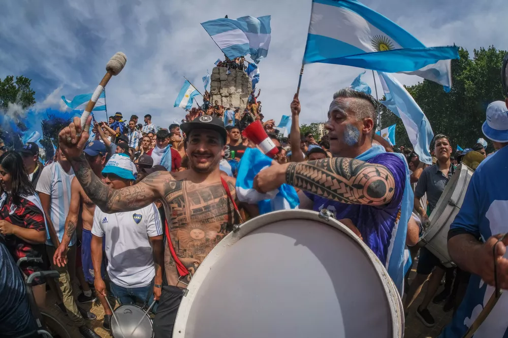 mundial festejos argentina mar del plata
