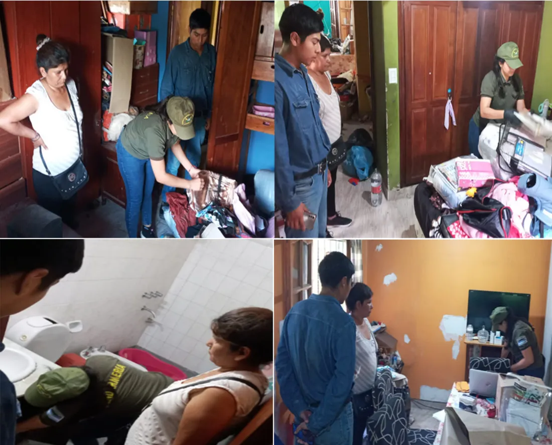 Liquitay allanamiento Cerro Zapla 66, Barrio San Pedrito