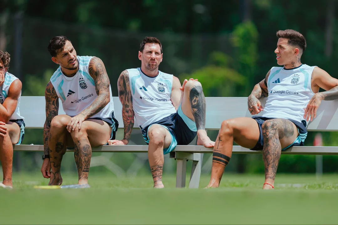 messi entrenamiento seleccion
