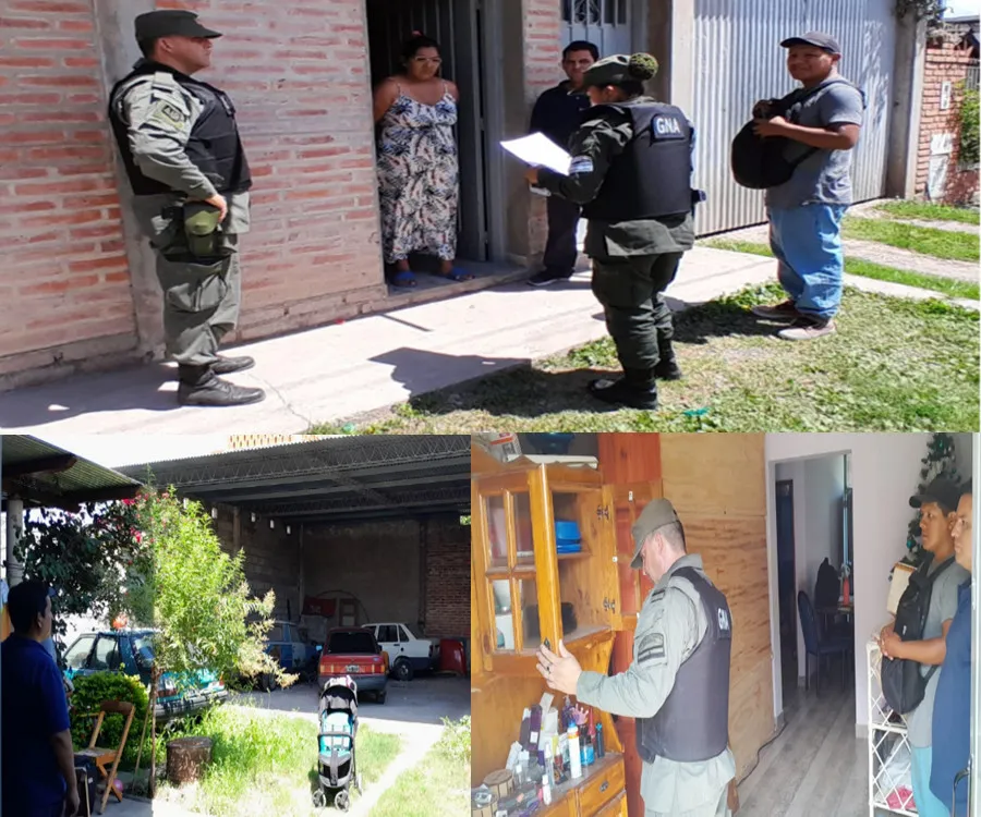 liquitay allanamiento Calle Leopoldo Bárcena 281, Barrio San Pedrito