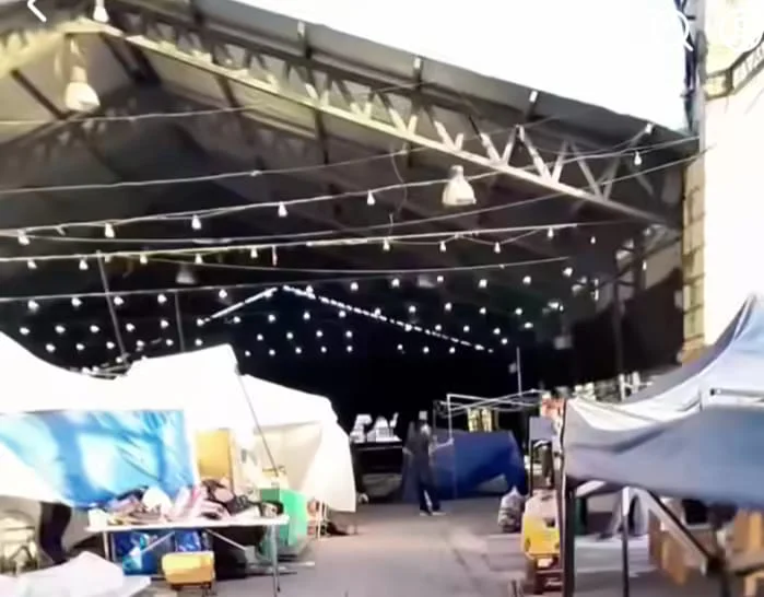 destrozos feria vieja estacion