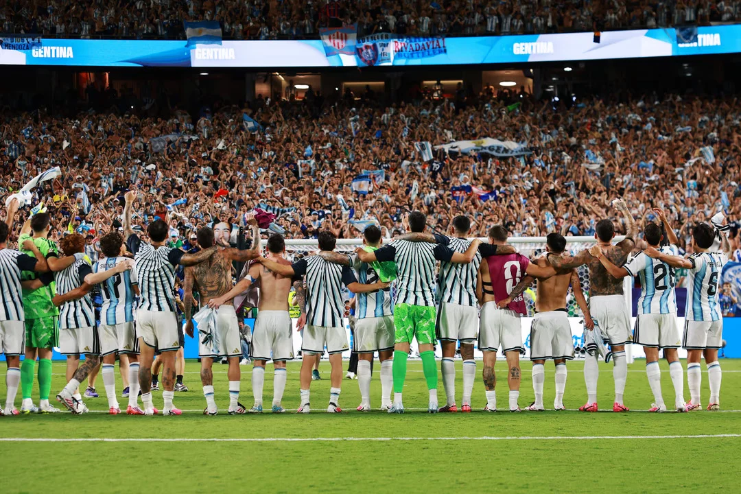 SELECCION ARGENTINA FESTEJOS