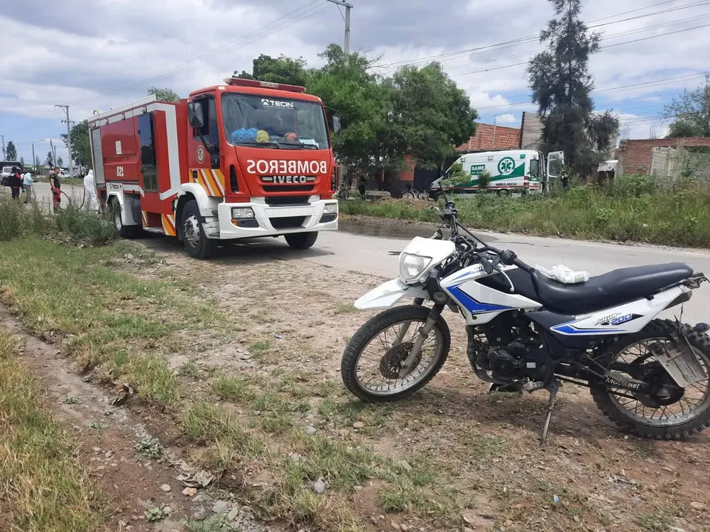 accidnete moto ruta 6 palapala