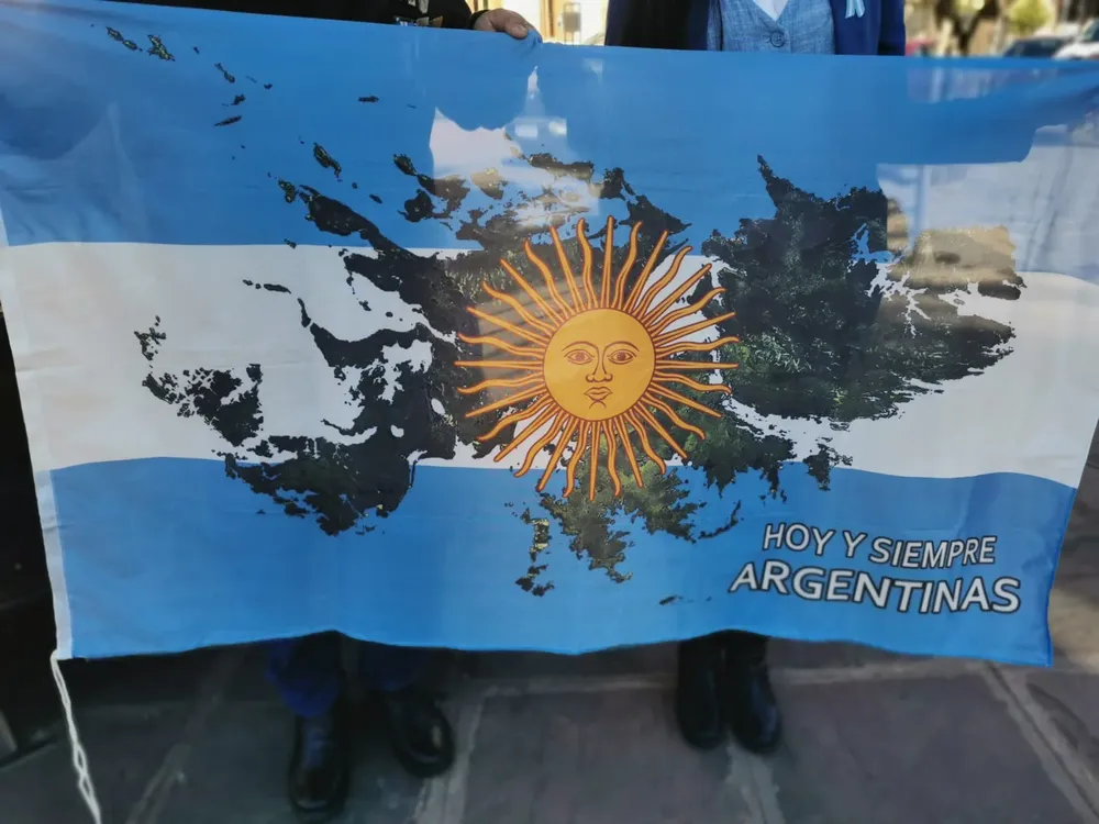 bandera argentina malvinas