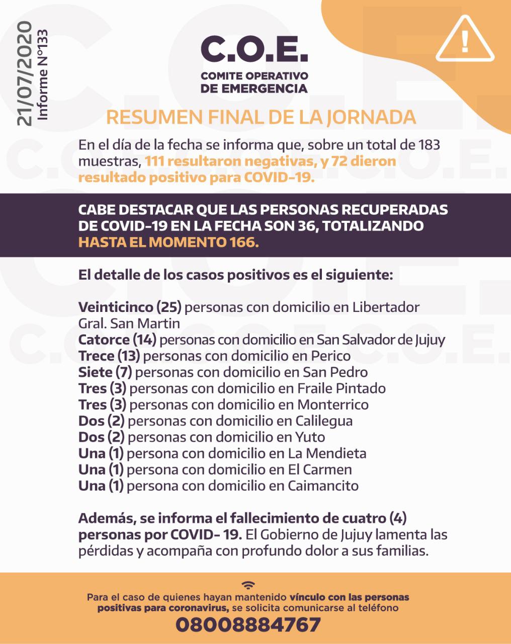 Cuarentena total en Jujuy hasta el 2 de agosto