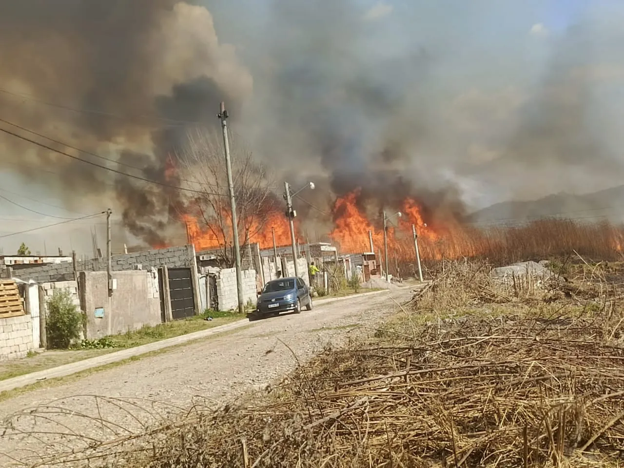 Incendio Alto Comedero  pastizales1