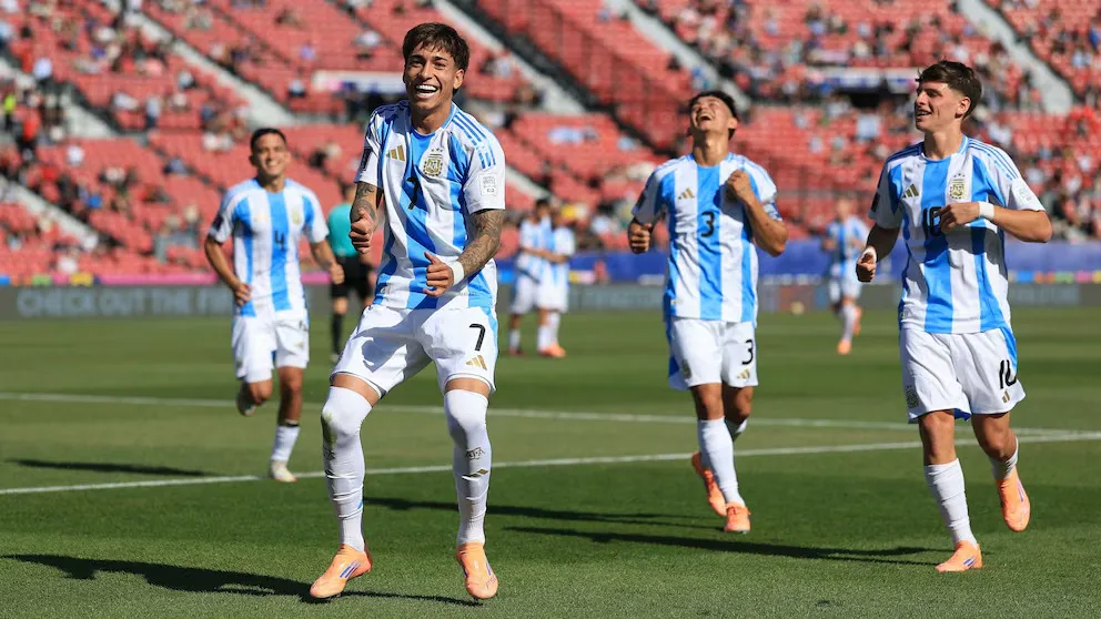maher carrizo celebra gol argentina frente nigeria sub 20