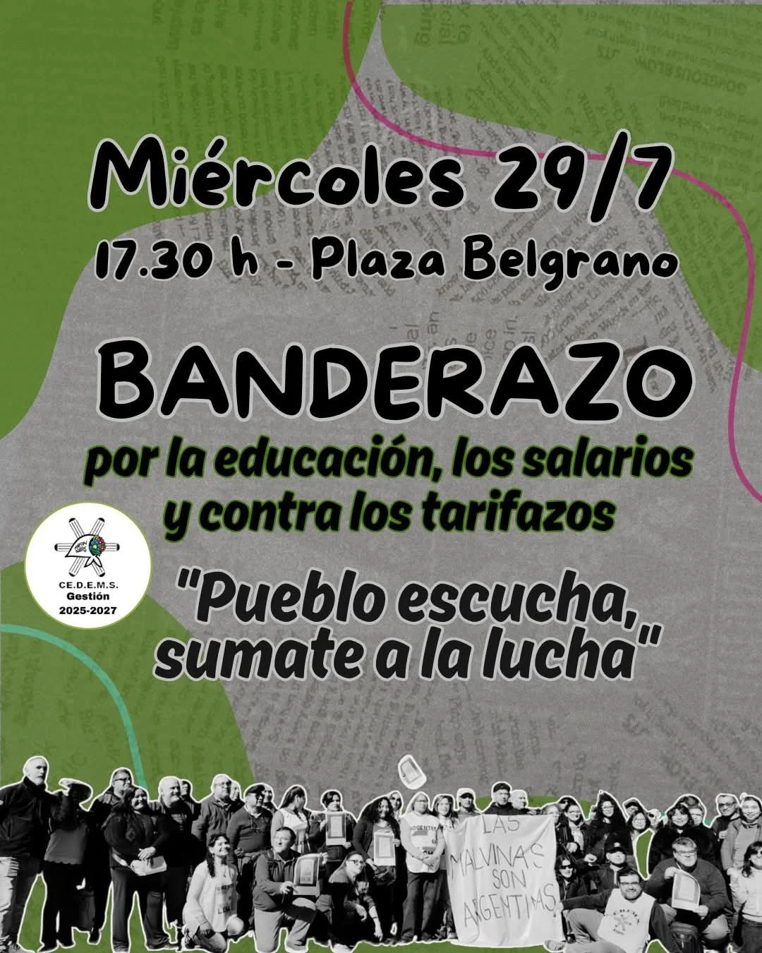 convocatoria banderazo gremios