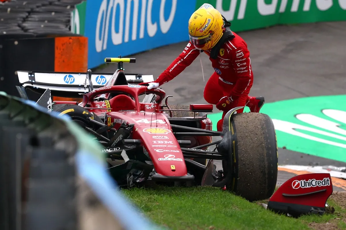 GP ÁISES BAJOS FERRARI ABANDONO