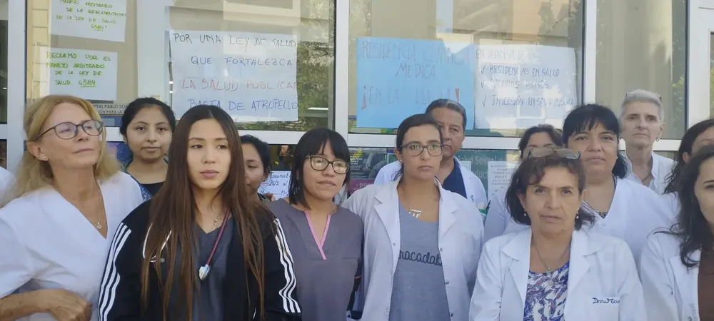 MEDICOS PABLO SORIA, PROTESTA
