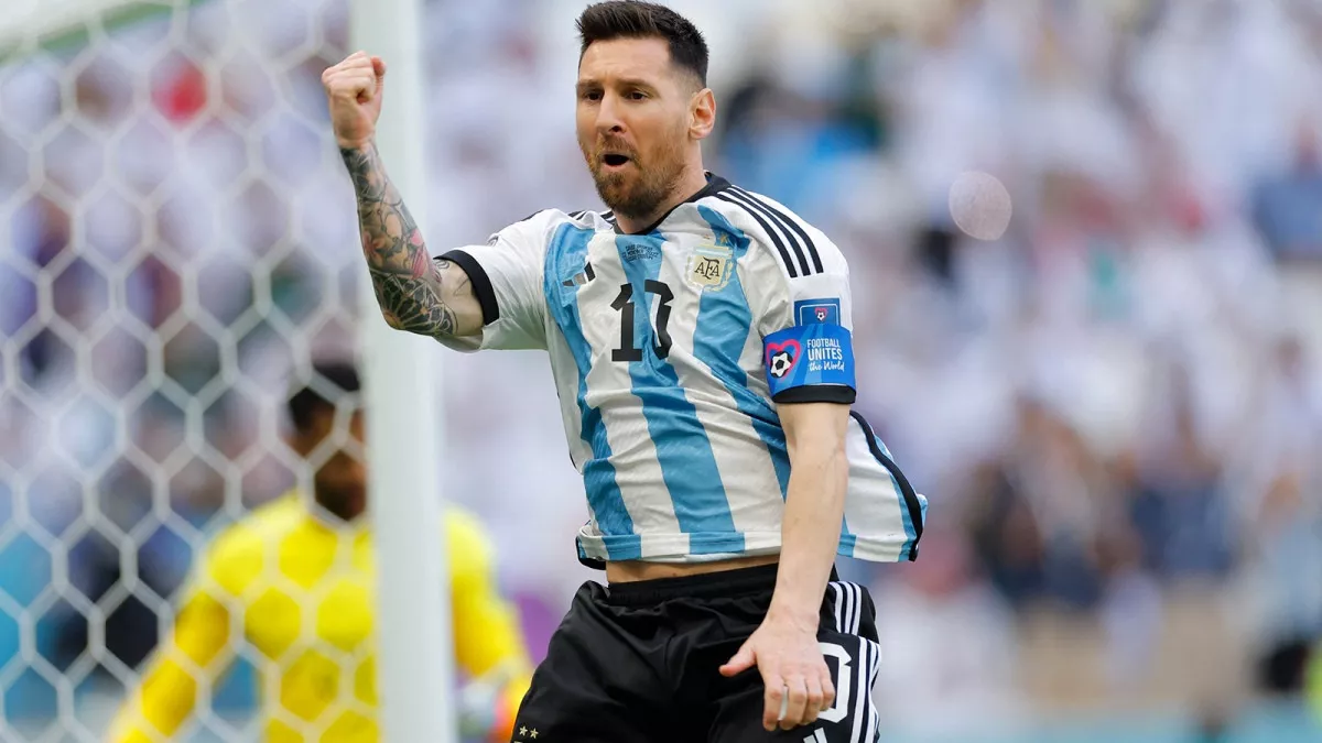 mundial argentina arabia messi festejo
