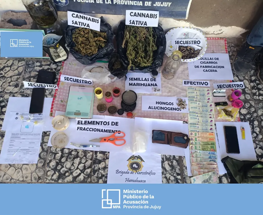 secuestro estupefacientes