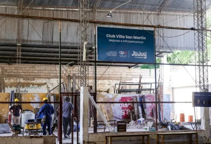 Obras refacciones club gorriti 1